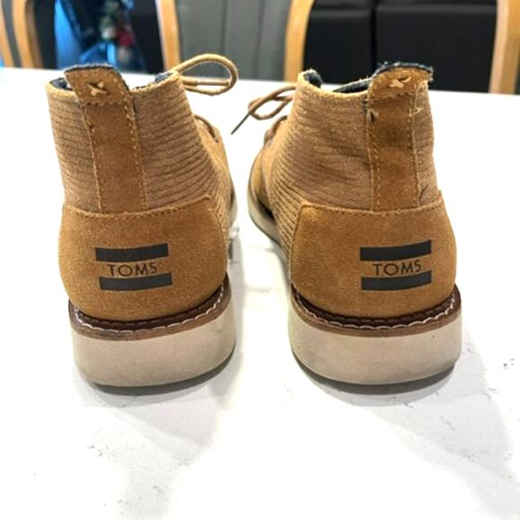 TOMS Mateo Chukka Boots Mens 9.5 Chestnut Brown Suede Casual Ankle Boot main image 7